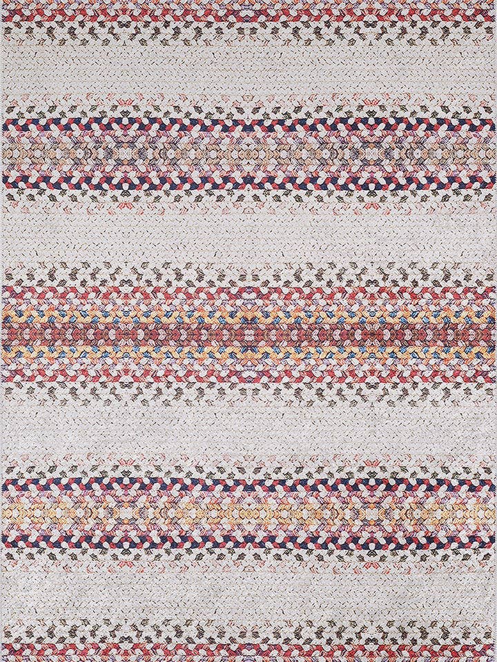 Vibrant Rainbow - Machine-Washable Rug - JR5001 for wholesale by JUSTRUG