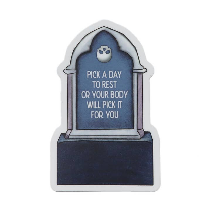 Välj en dag att vila klistermärke för wholesale av Chaos Engine (formerly Eyedot Creative)