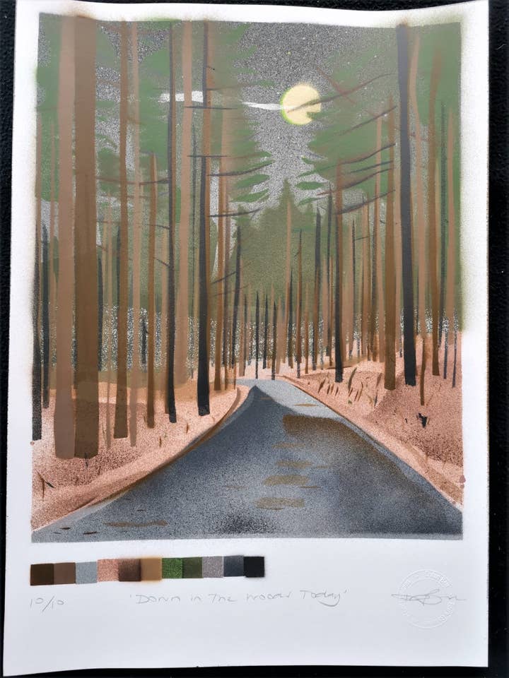 Down in the Woods Today for wholesale by Bell's Galleries