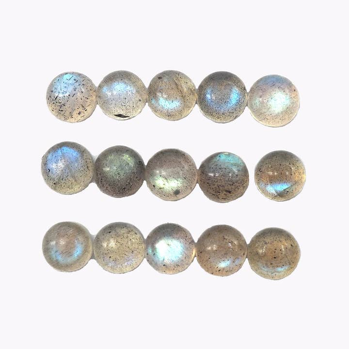 Labradorite Cabs Round 5mm Approximately 9.50 Carat for wholesale by GTG Gems Corp