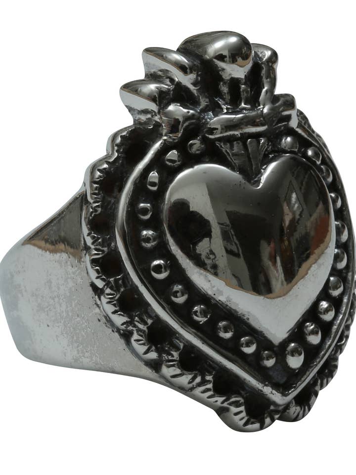 R Milagro Heart for wholesale by Femme Metale