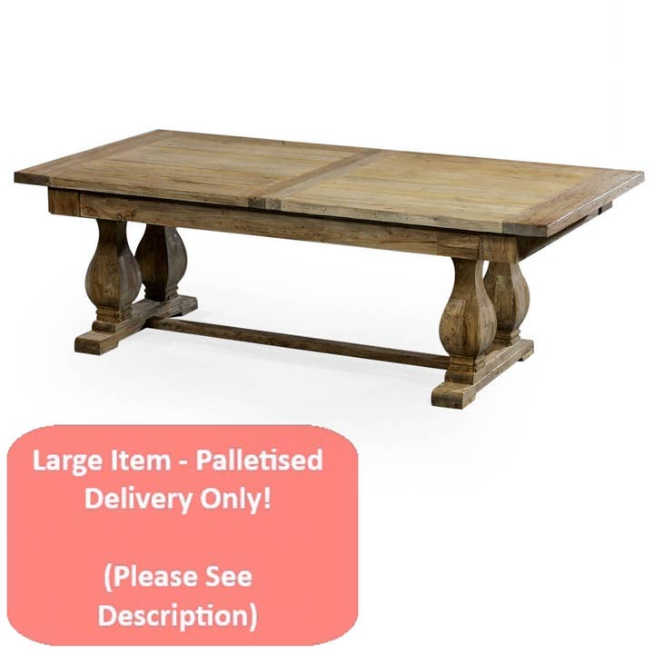 Reclaimed Elm Extending Dining Table for wholesale by McGowan & Rutherford Ltd