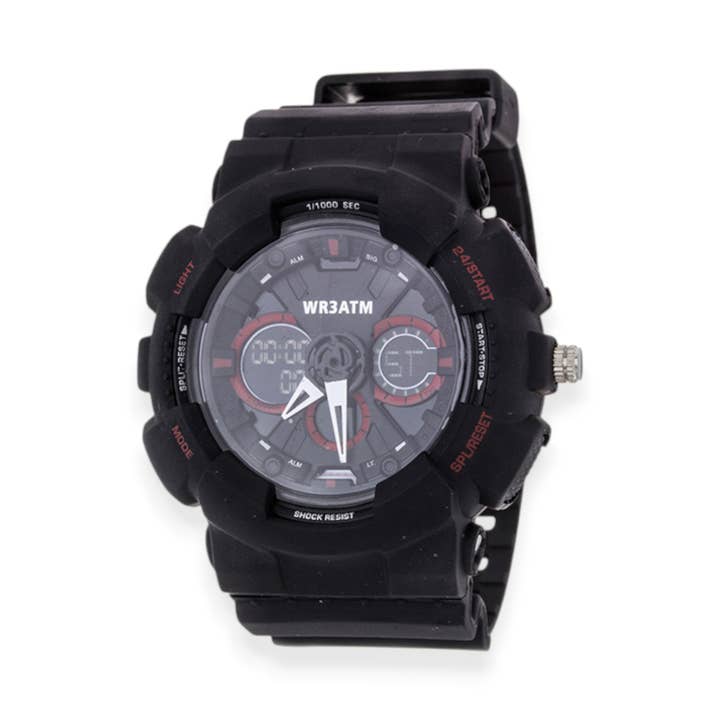 Multi Functions Shock Resistant Sports Watch for wholesale by LA Jewelry Plaza