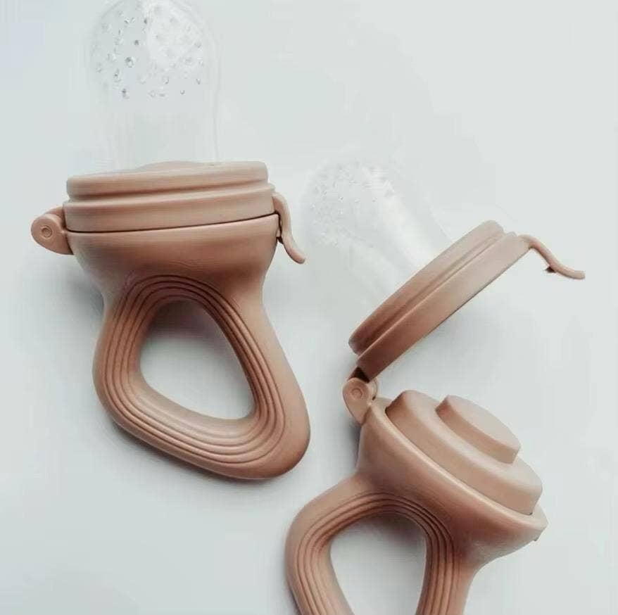 ChoO - Venta al por mayor Mordedor - Bebés - Chupete ergonómico de silicona - Beige3