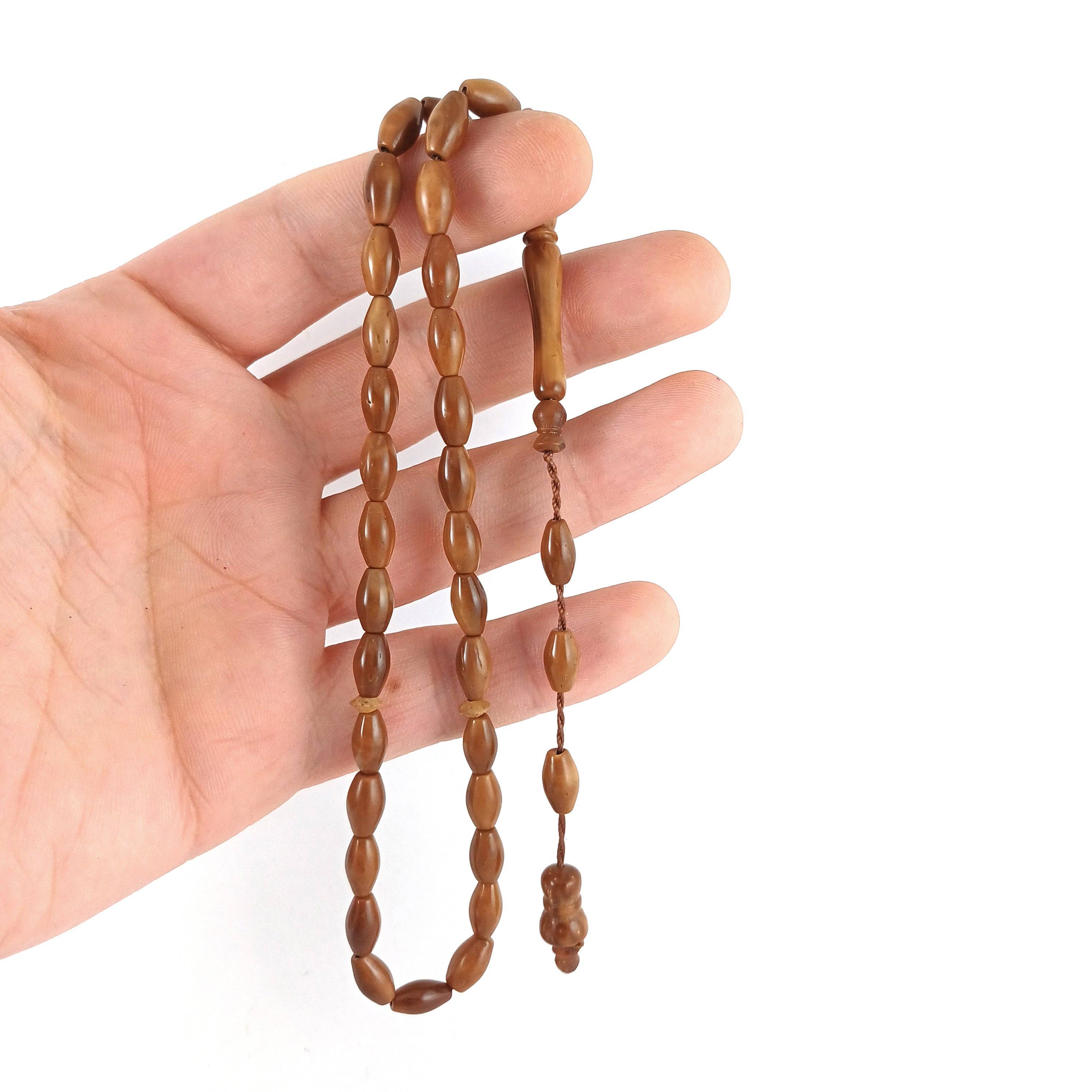 Aladdin - Wholesale Prayer Beads Necklace - Selderesi | Genuine Kuka Wood Tasbih1