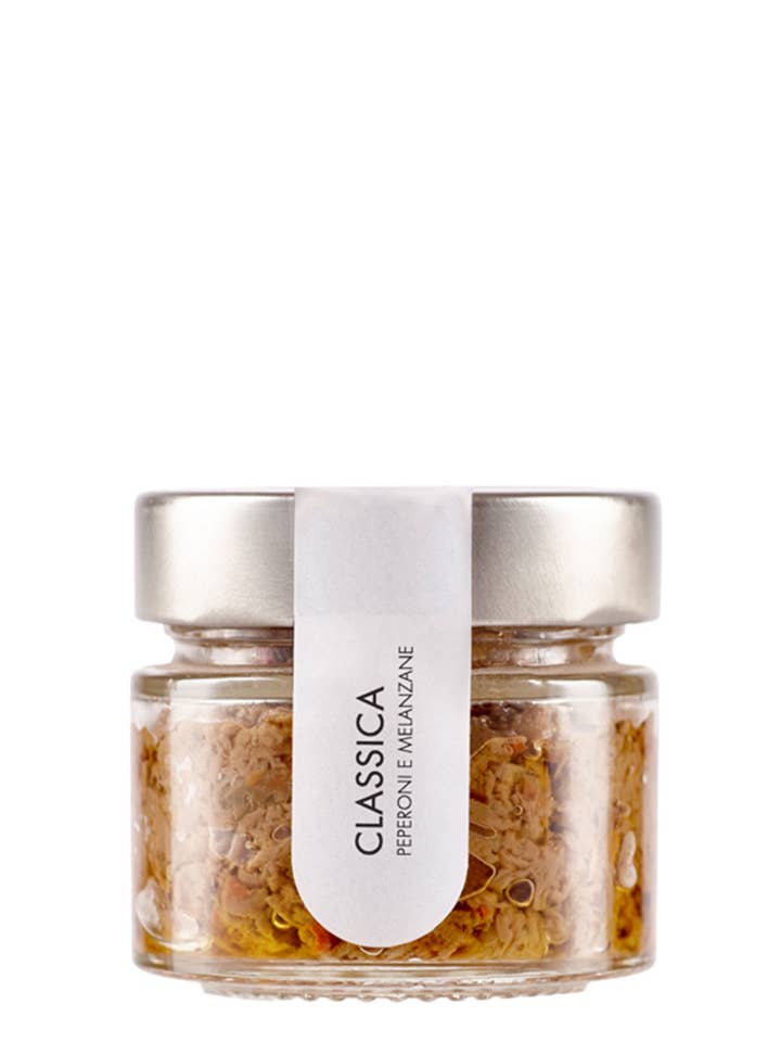 CLASSIC pepper and eggplant sauce 90g for wholesale by ITALIANA VERA S.R.L.