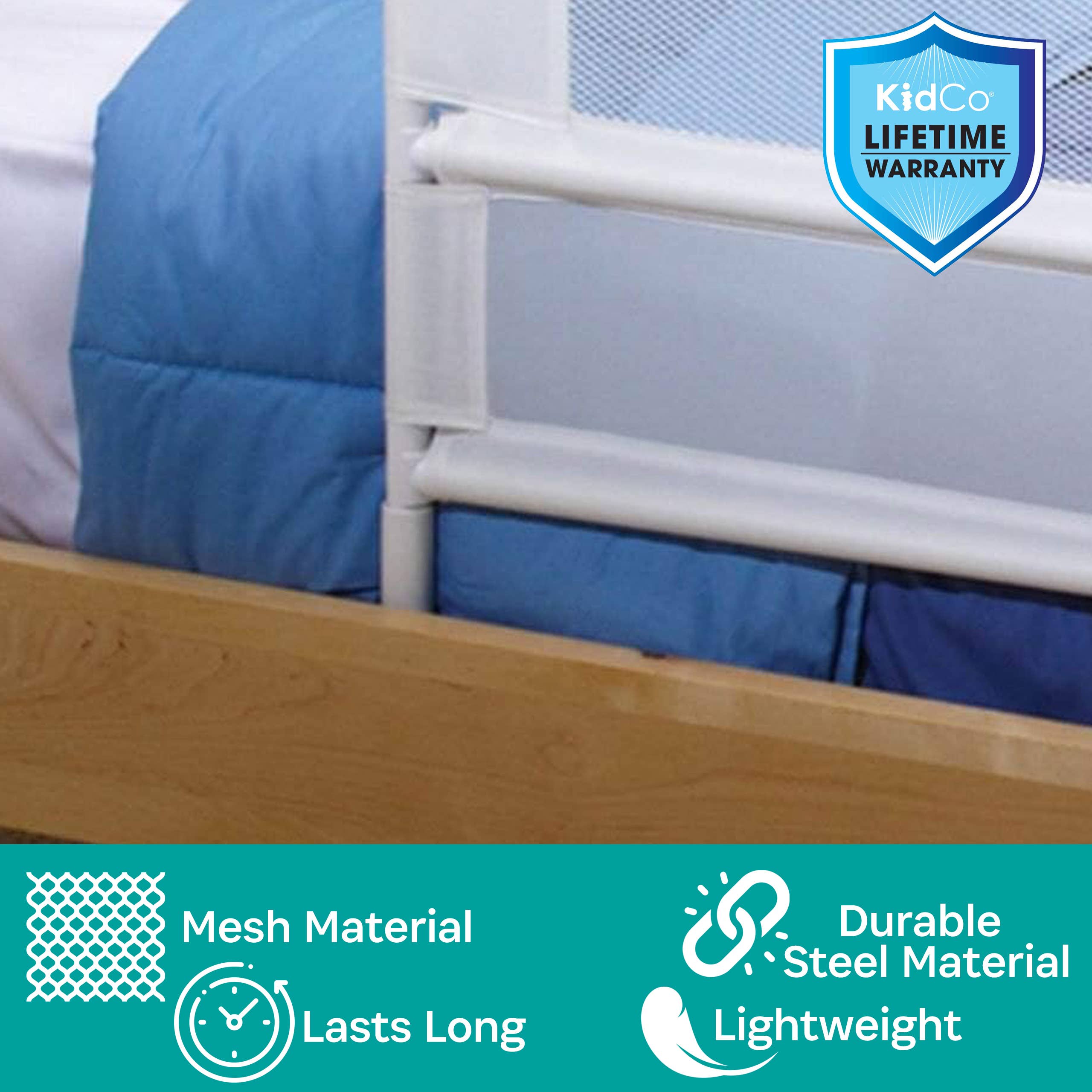 KidCo - Wholesale Bed - Kids & Baby - Children's Mesh Bed Rail Telescopic2
