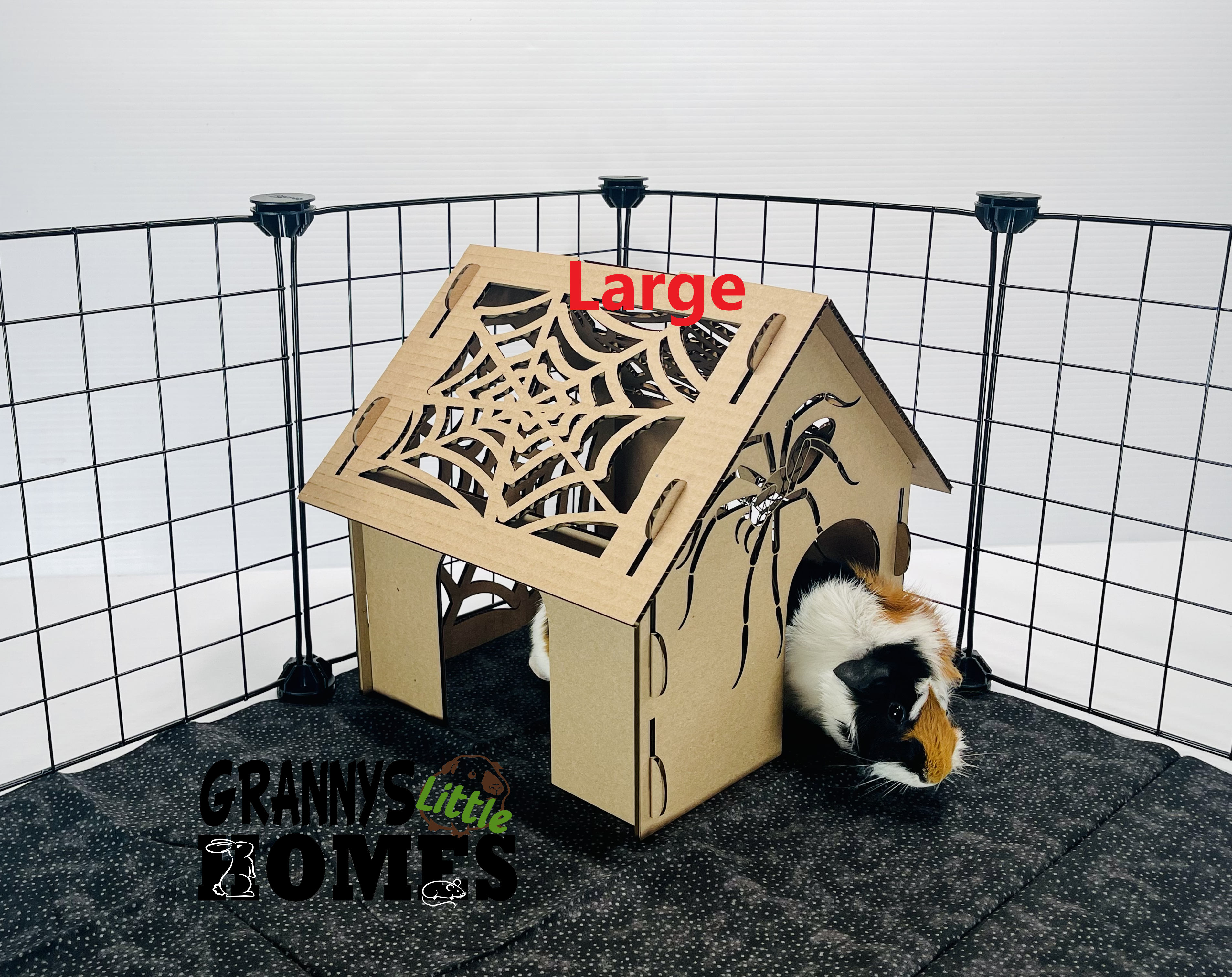 Grannys Little Homes - Wholesale Pet Cave - Cat/Dog - Cardboard Spider Hidey1