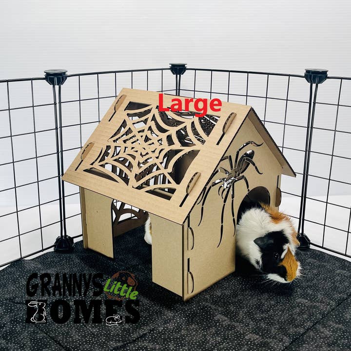 Grannys Little Homes - Wholesale Pet Cave - Cat/Dog - Cardboard Spider Hidey1