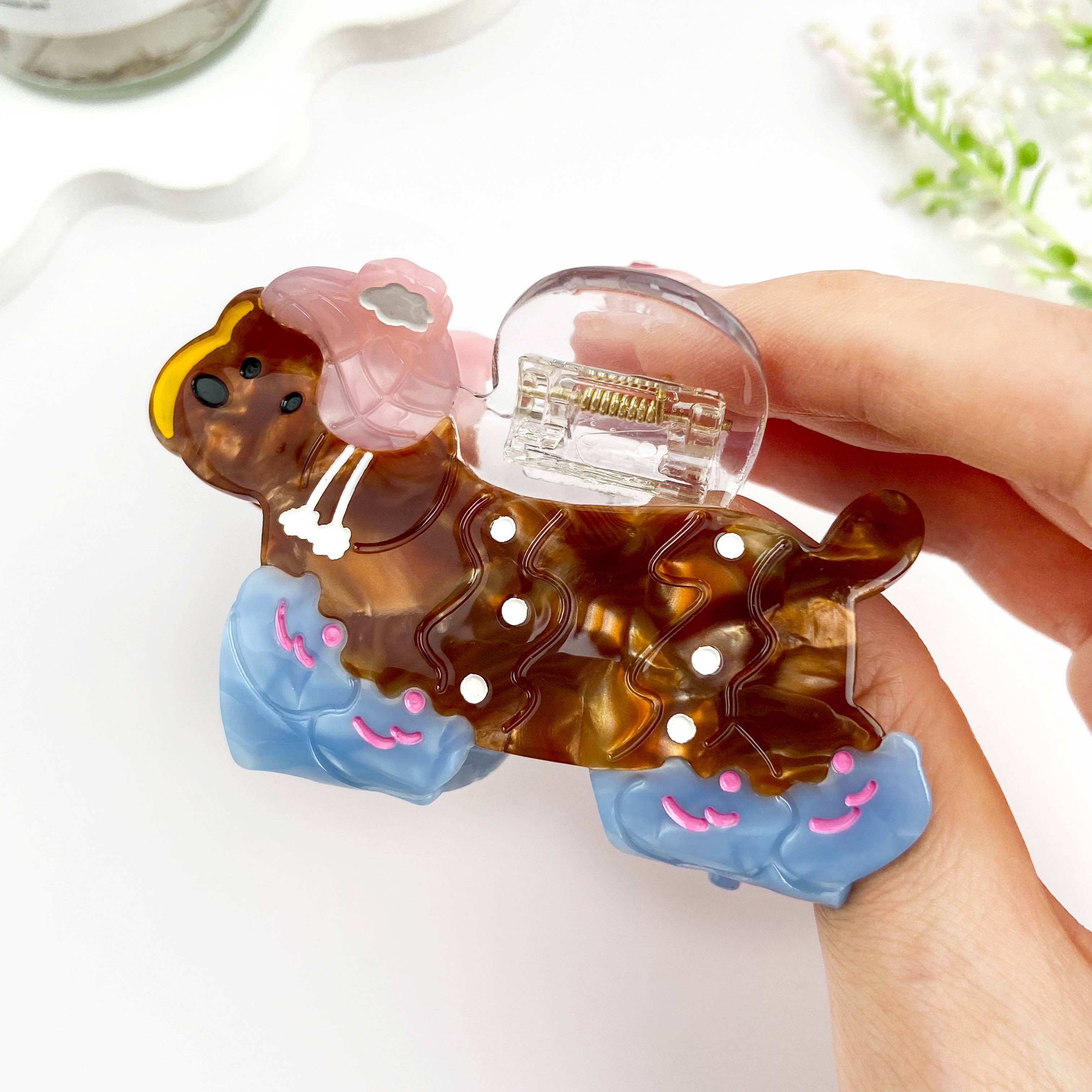 mildstyles – Großhandel Haarclip – Damen – Niedlicher Dackel-Haarclip aus Azetat5