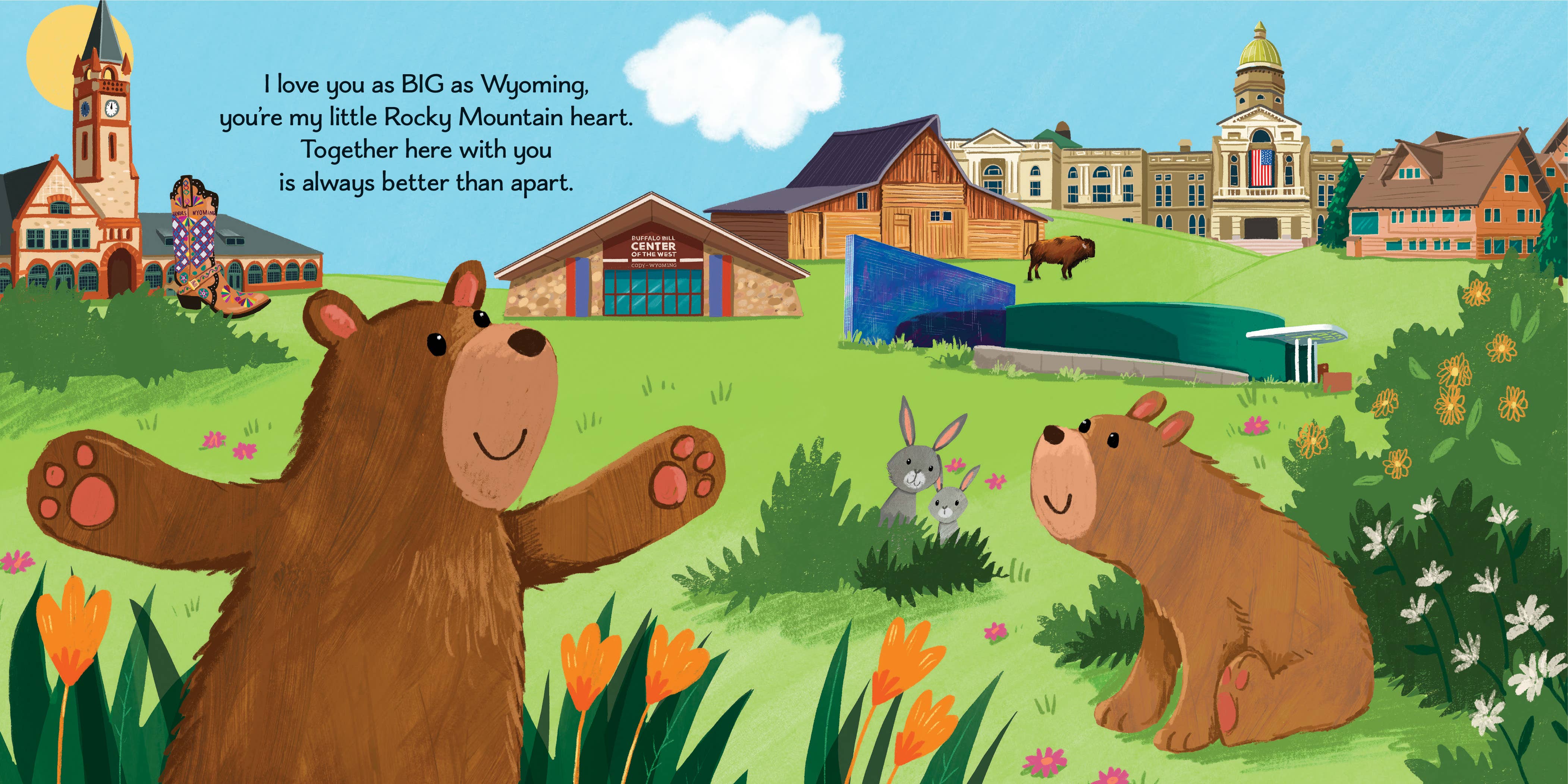 Sourcebooks - Wholesale Baby & Toddler Book (0-2) - I Love You as Big as Wyoming1