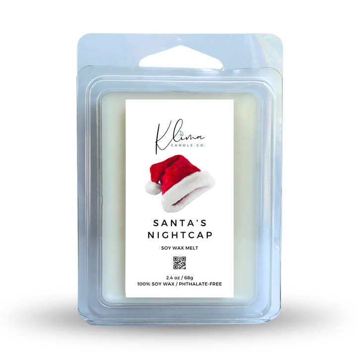 Santa’s Nightcap Wax Melts – Amaretto, Rum & Vanilla for wholesale by Klima Candle Co