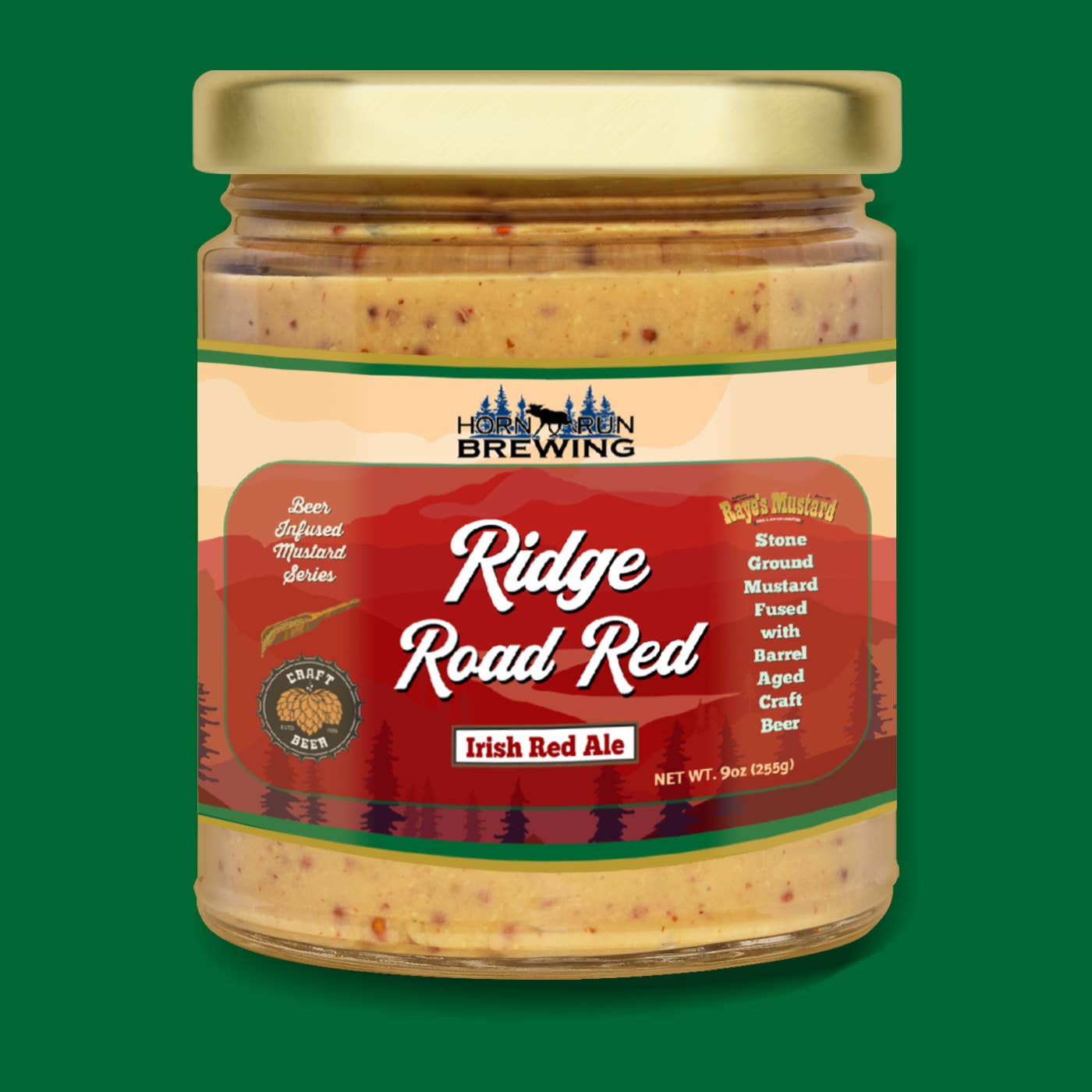 Raye's Mustard Spicy Horseradish 9 oz