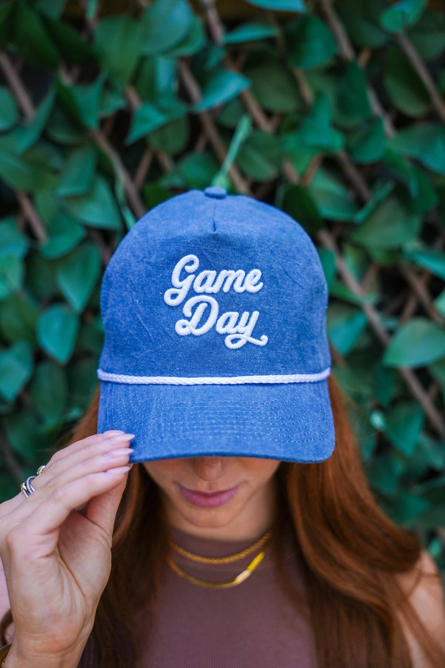 Summer Tees - Wholesale Baseball Cap - Women's - DENIM GAME DAY CANVAS CAP1