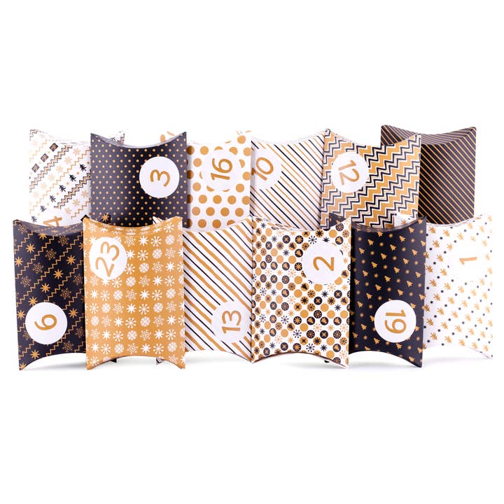 Pillow Gold advent calendar for wholesale by Pajoma