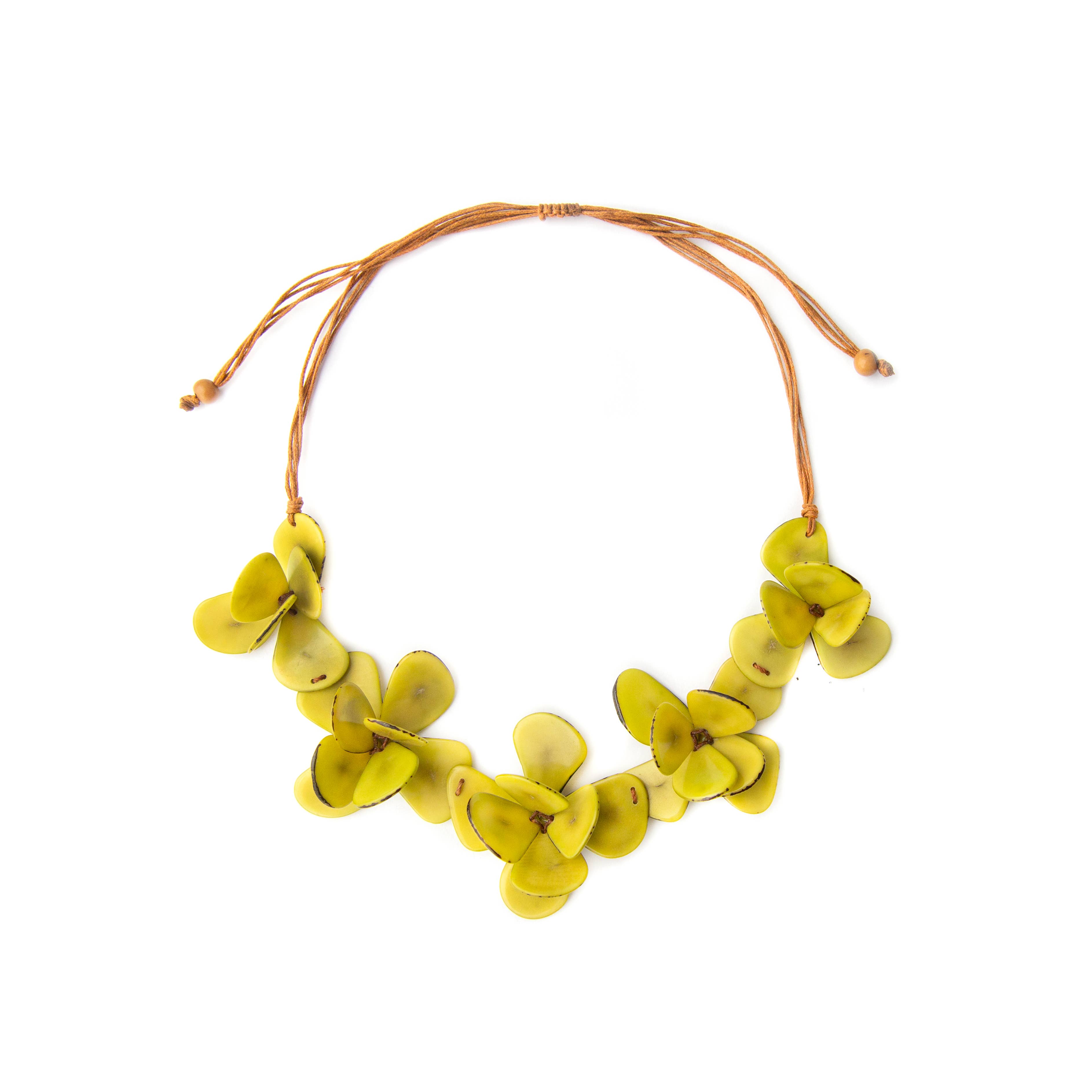 Organic Tagua Jewelry - Vente Colliers plastrons - Collier Florence1
