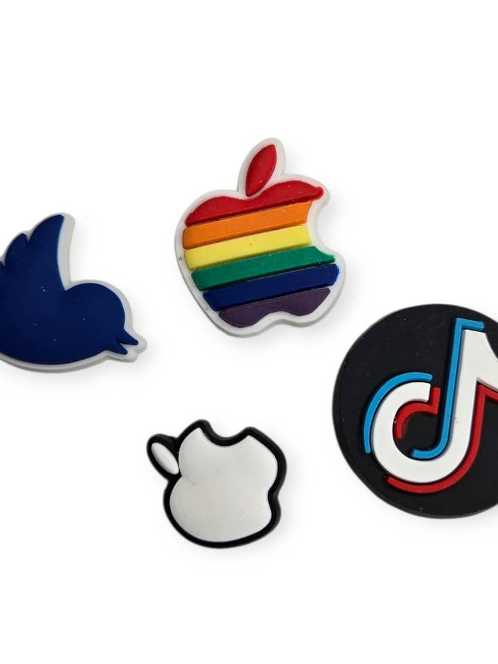 Charms para Sapatos de Redes Sociais por atacado de The Bling Barn