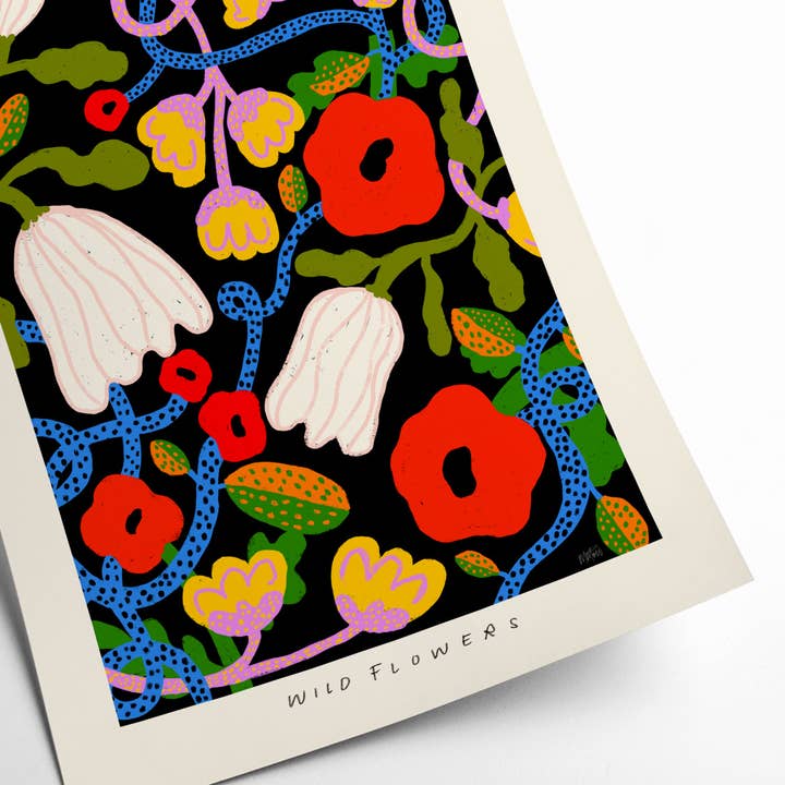 PSTR Studio - Wholesale Art Print - Madelen - Wild Flowers