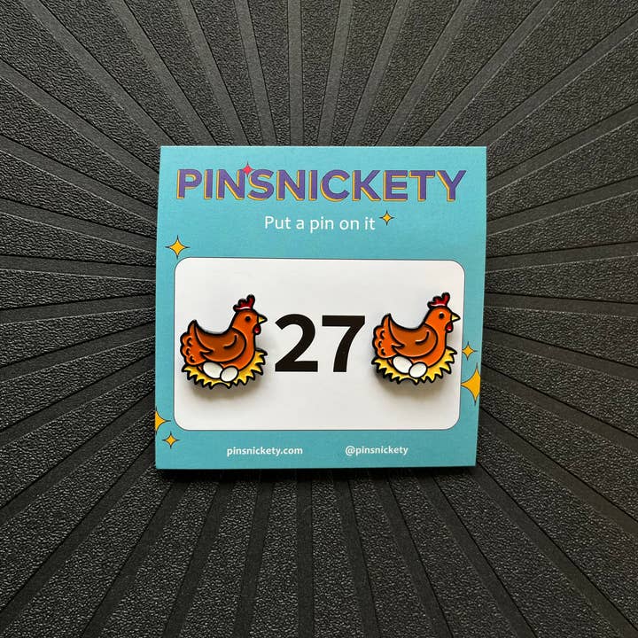 Pinsnickety - Wholesale Lapel Pin/Button - Chicken Pins
