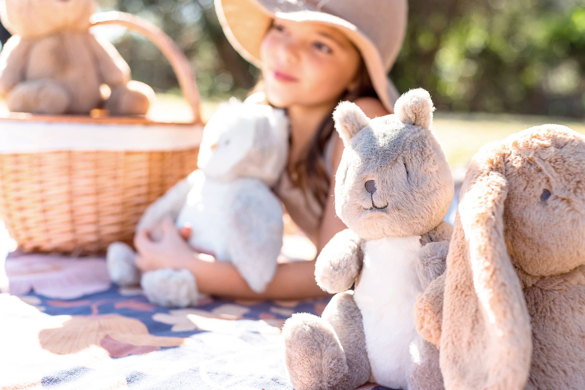 OB Designs - Wholesale Stuffed/Plush Toy - Kids & Baby - Sadie Squirrel (Vegan Angora) Soft Toy 11"/ 28cm5