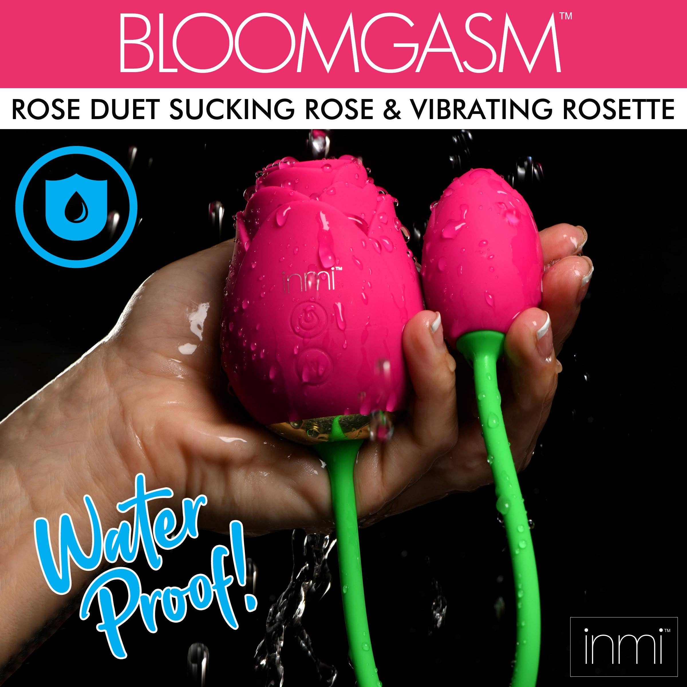 Shegasm Toys - Vente Sex toys - Bloomgasm Rose Duet Rose à sucer et rosette vibrante4