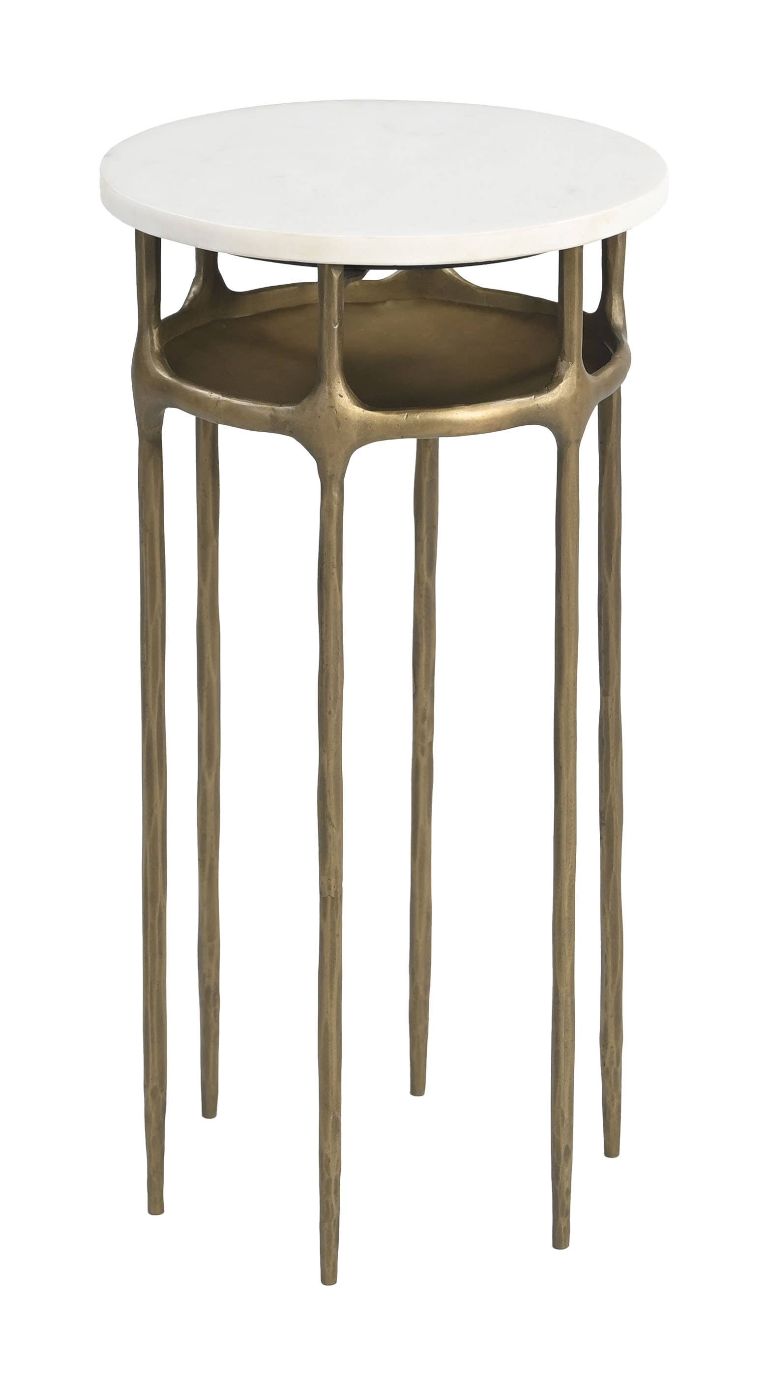 Zuo Modern - Wholesale Side Table - Bild Side Table White & Brass