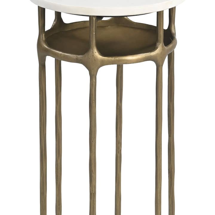 Zuo Modern - Wholesale Side Table - Bild Side Table White & Brass0