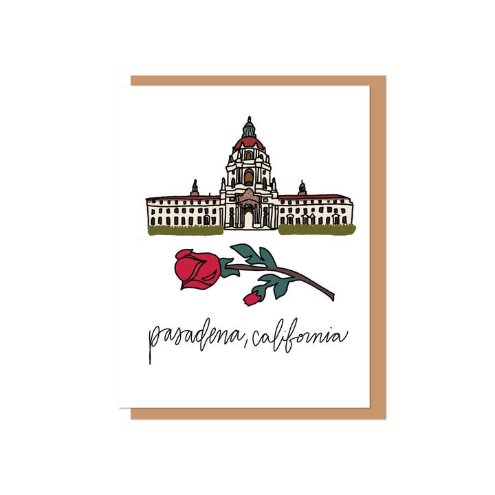 Pasadena, Ca Greeting Card for wholesale by Alina Walker Design