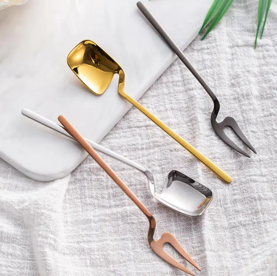 Sostraw & SmartThings - Wholesale Table Spoon (Cutlery) - Hanging Spoon - 5 colors - Tea, coffee or dessert3