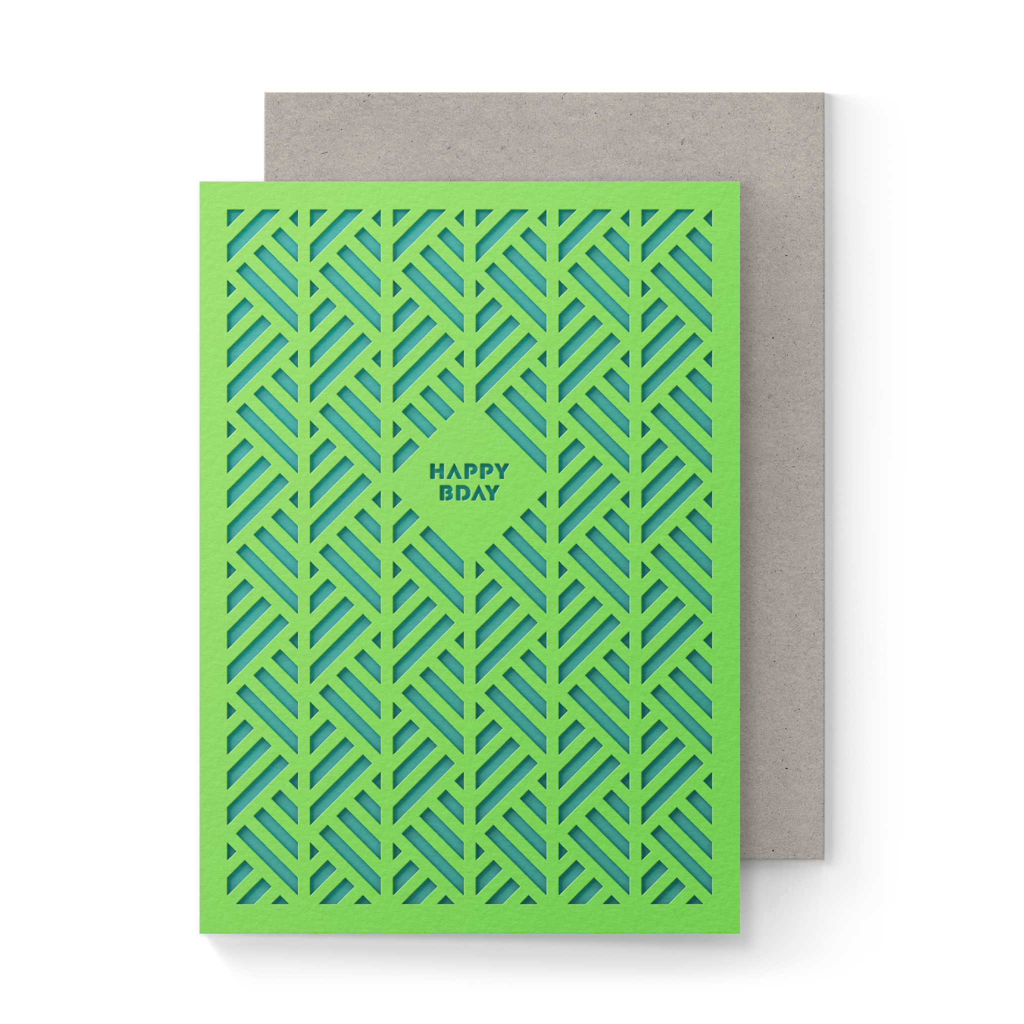 Dear Beni - Wholesale Birthday Card - Happy Bday Grove Layered Card3