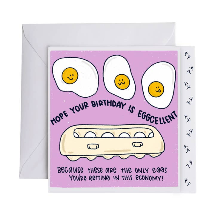 HOPE YOUR BIRTHDAY IS EGGCELLENT for wholesale by Sugarpop Chic