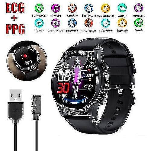 WoodWristCo – wholesale Wrist watch – Men's – Ecg+ppg Blood Glucose Smart Watch Men Blood Pressure Fitness Heart Rate Tracker1