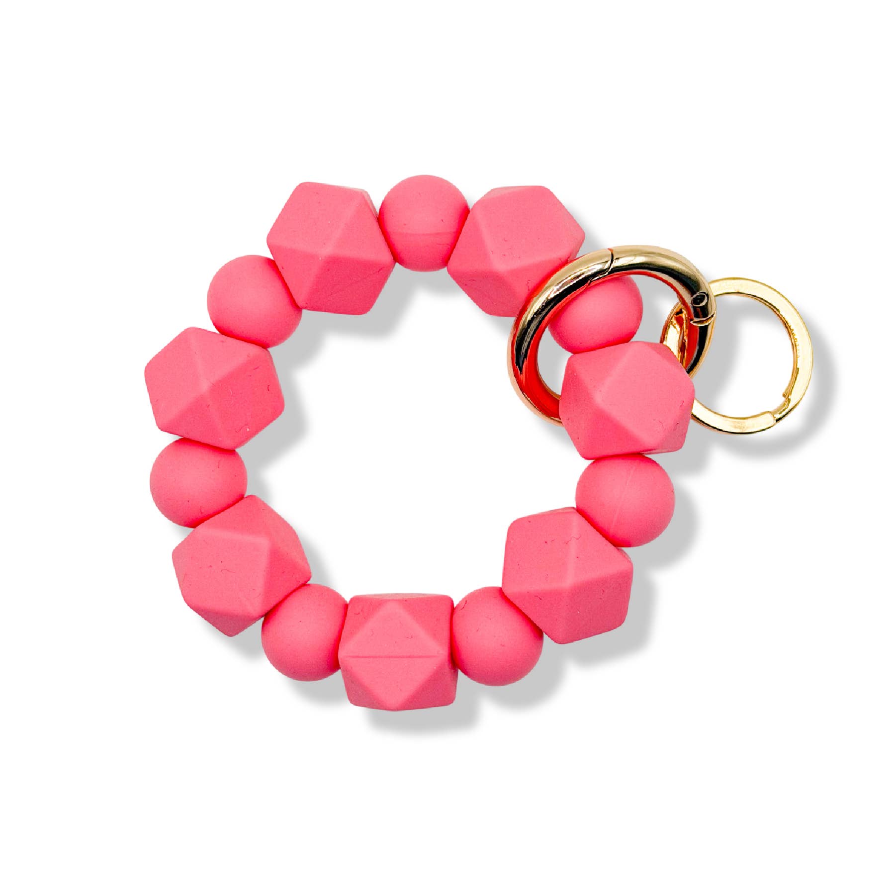Cleary Lane – wholesale Keychain – Women's – Beaded Wristlet Keychain Hexagon Silicone3