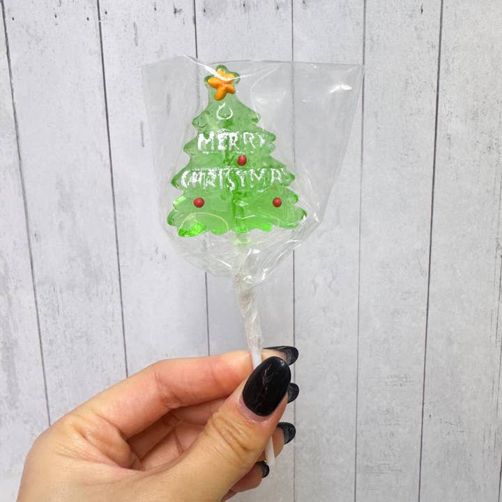 Weavey Studio - Wholesale Lollipop - Christmas Santa, Christmas Tree, Snowman Lollipop(24 Pieces)