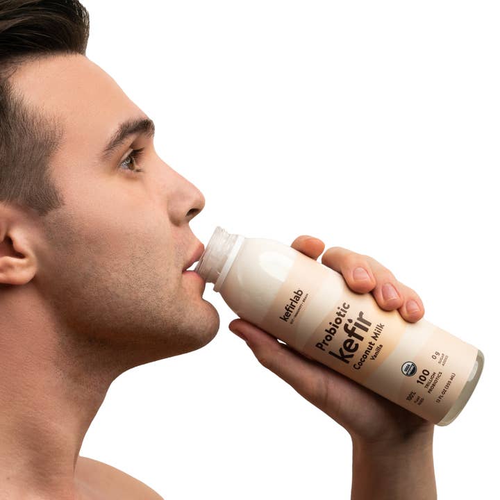 Kefir Lab – Großhandel Pflanzliche Milch – Vanille-Kokosmilch-Kefir (9er-Pack)3