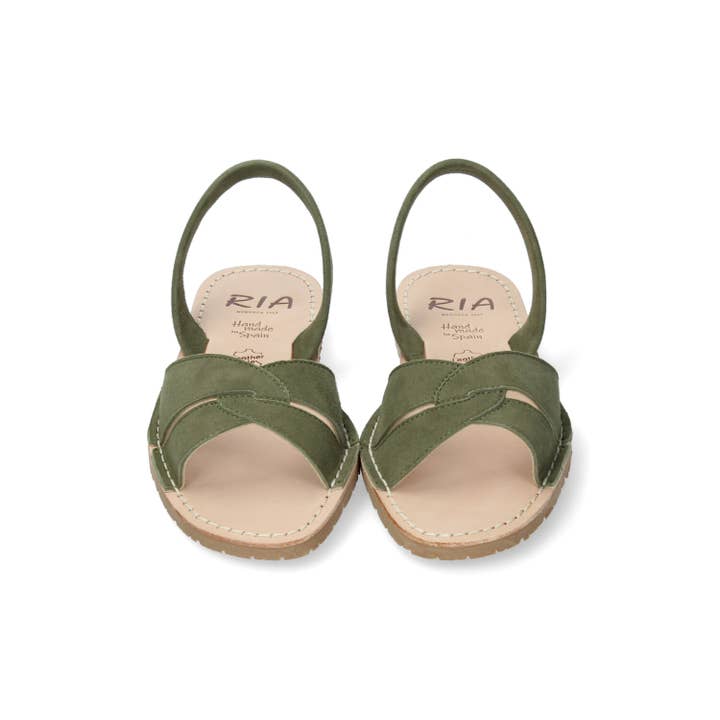 Menorcan grön vävd sandal för kvinnor för wholesale av Ria Menorca