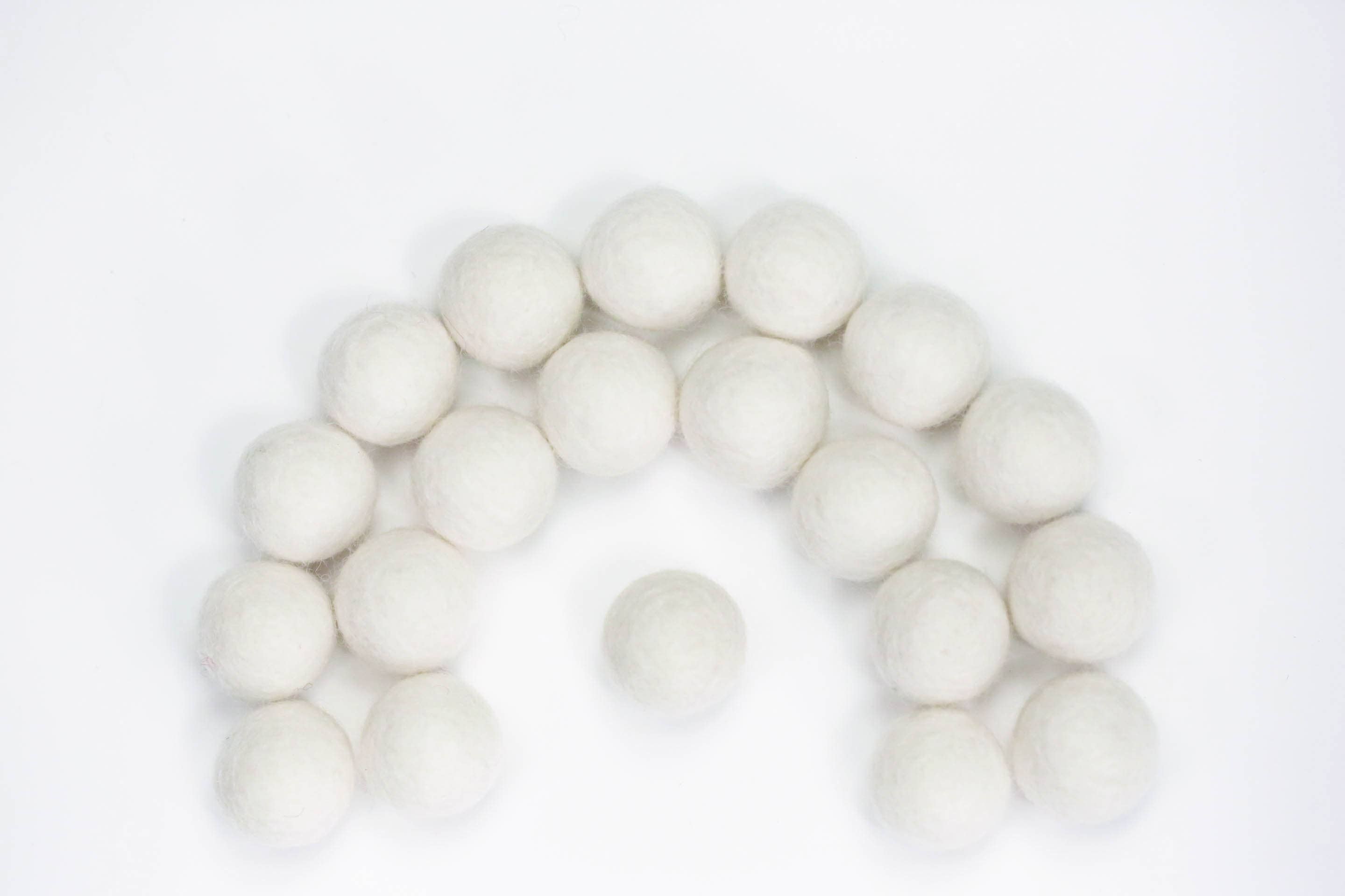 The Felt Pod - Wholesale Craft Supplies - 2.5 cm Felt Balls 100 Pieces -for DIY Garland Wool Beads19