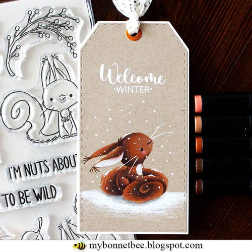 Impronte D'Autore - Wholesale Rubber/Decorative Stamp - Clear polymer stamps Nutty Explorers8