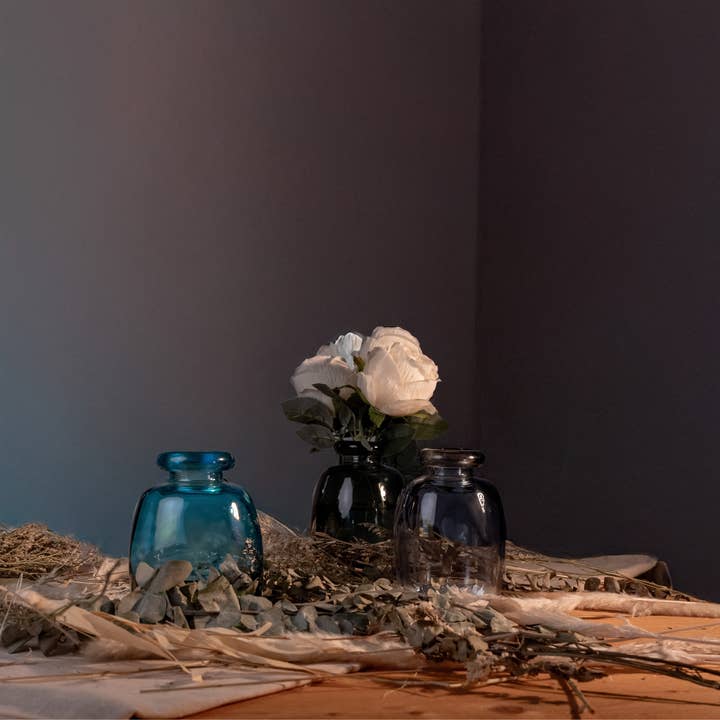 Jarapa - Venta al por mayor Floreros - Jarrón Martos de Vidrio Reciclado 16 cm2