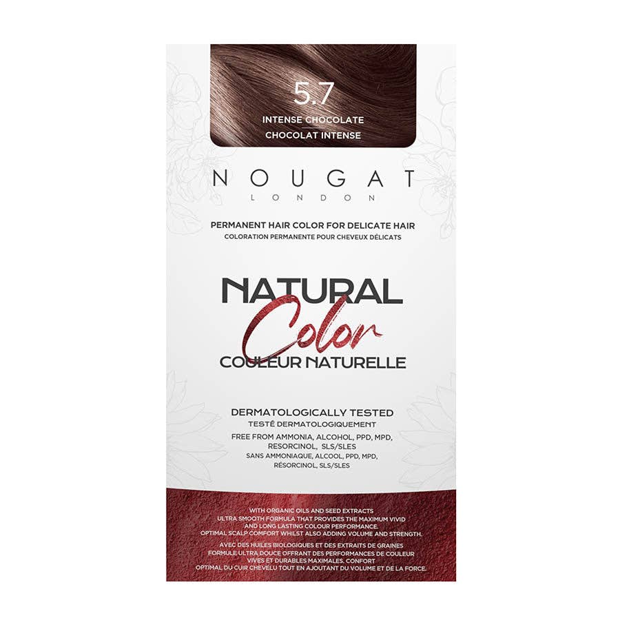 Nougat London – Großhandel Haarfärbemittel – Permanente Haarfarbe Intense Chocolate 5.7 (170 ml)1