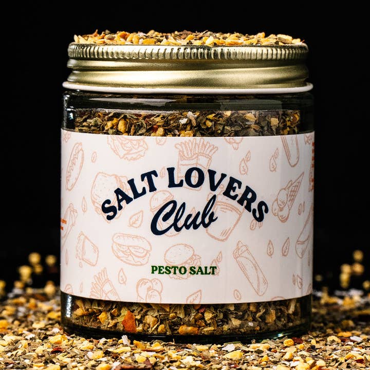 Sel au pesto pour la vente par Salt Lovers Club