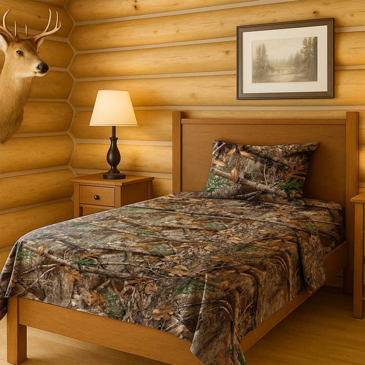 REALTREE EDGE - Twin Sheet Set for wholesale by The Northwest Group