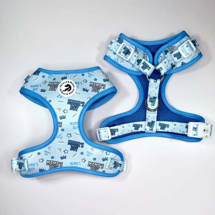 Mama's Boy Adjustable Harness for wholesale by Petals & Pooch