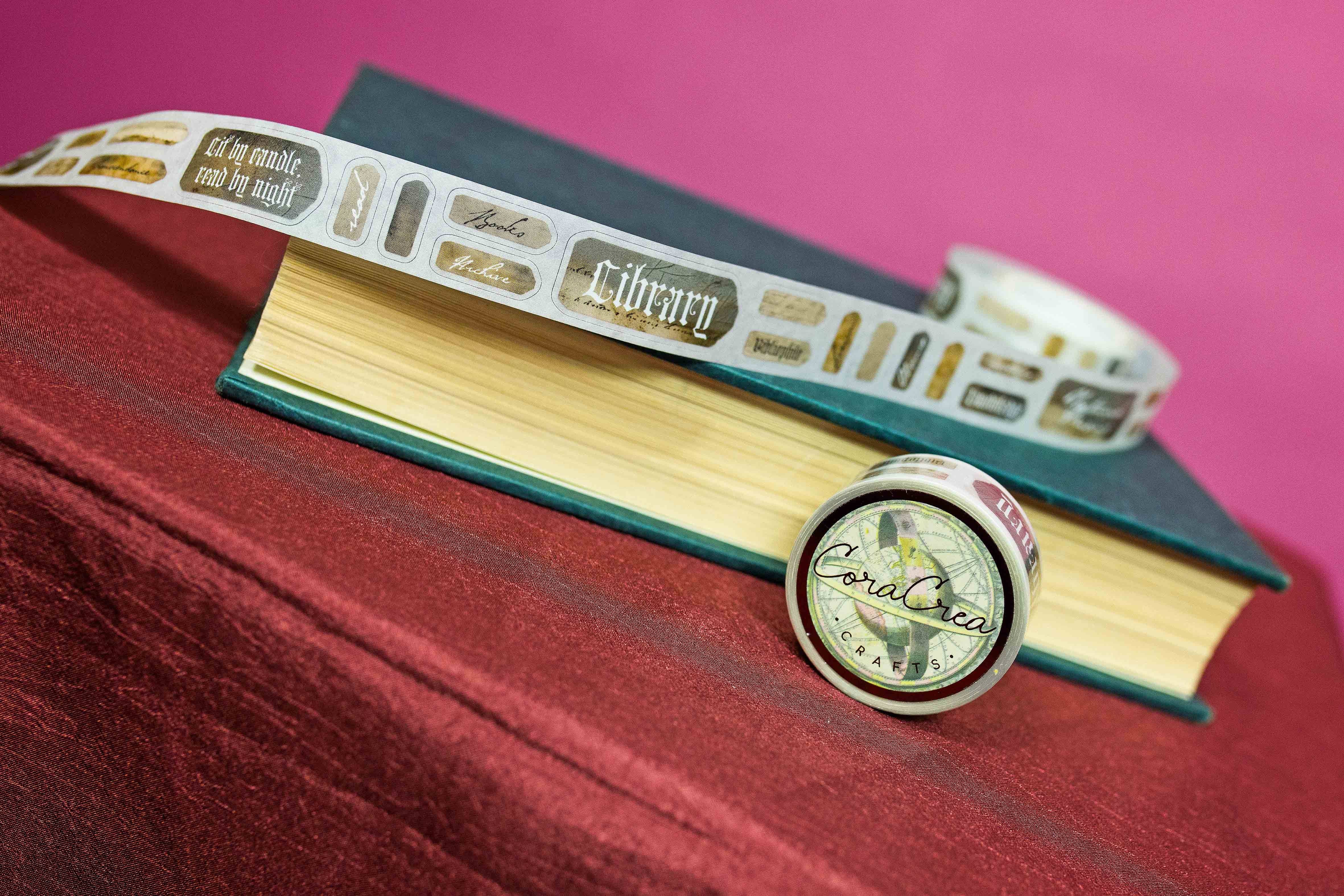 CoraCreaCrafts - Wholesale Tape - Academia Peel Off Labels2