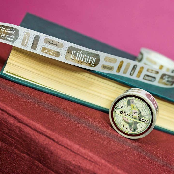 CoraCreaCrafts - Wholesale Tape - Academia Peel Off Labels2