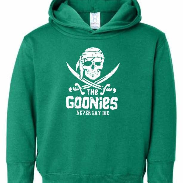 Goonies Never Say Die Hoodie for wholesale by Tron Tron Graphic Wear