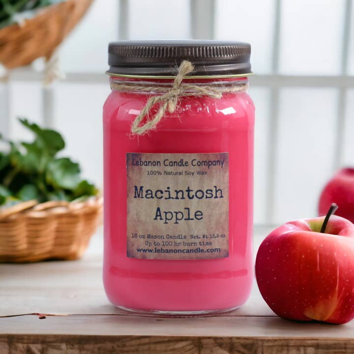 Lebanon Candle Company - Wholesale Jar/Filled Candle - Macintosh Apple