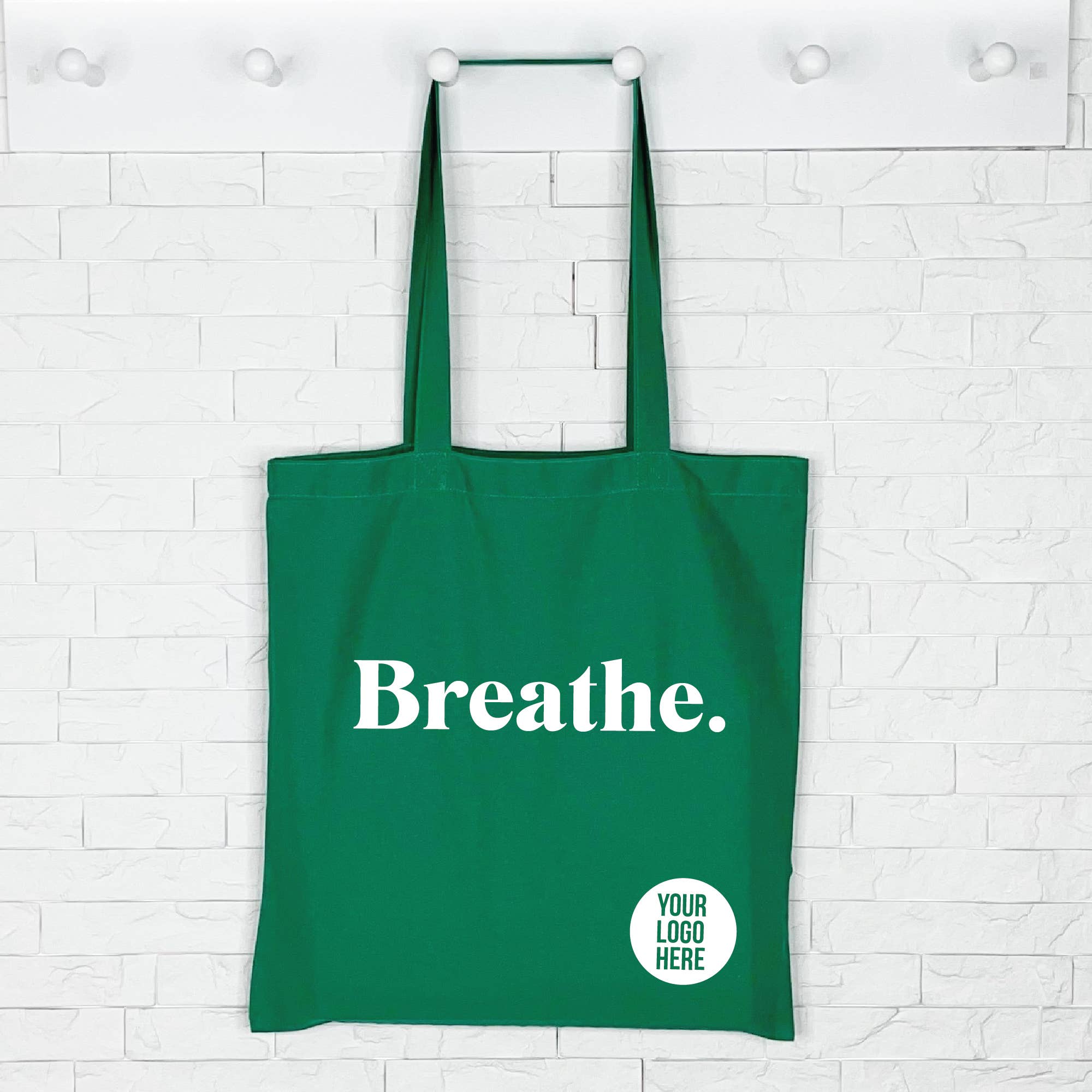 Lovetree Design – wholesale Tote bag – Women's – Breathe. Yoga or Pilates Studio Custom Tote Bag1