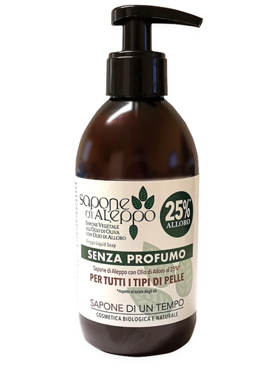 Sapone Di Un Tempo - Wholesale Body Wash/Shower Gel - Aleppo liquid soap - 25% Laurel0