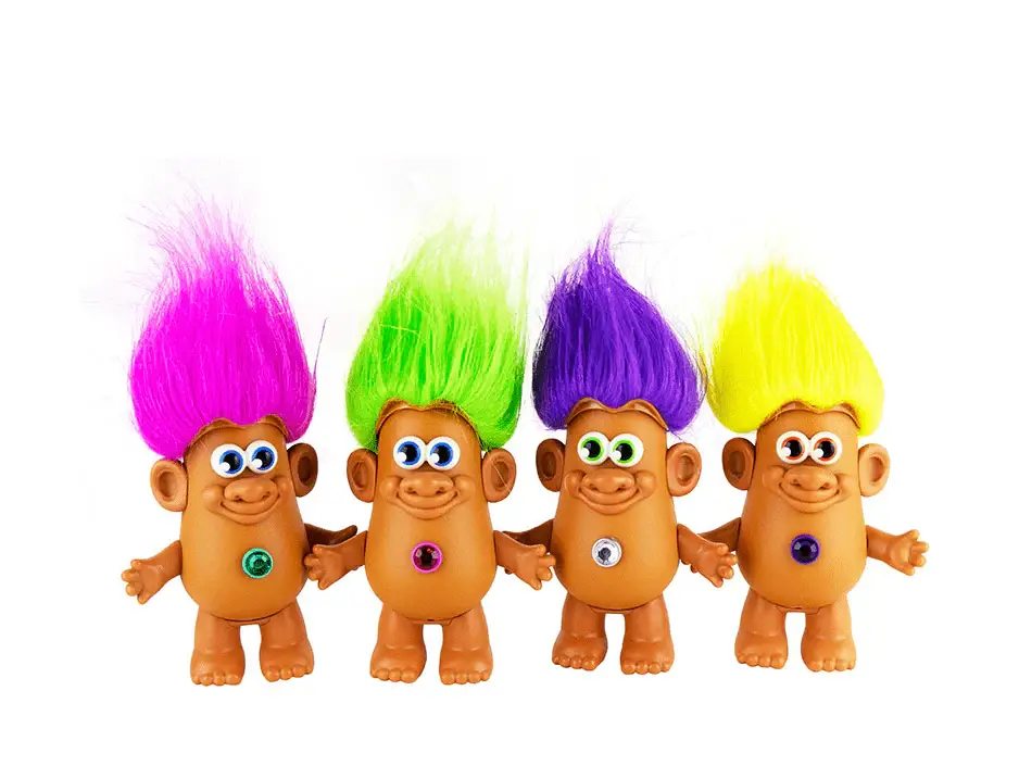 Super Impulse USA - Wholesale Toy Set - Kids - Poptater 4" Good Luck Trolls Assorted Collectable Figurines1